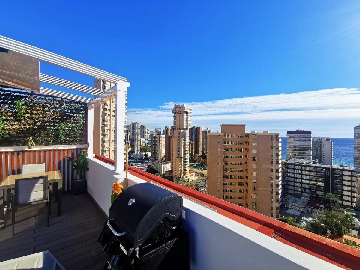 Penthouse Cervantes Sea View Бенідорм Екстер'єр фото