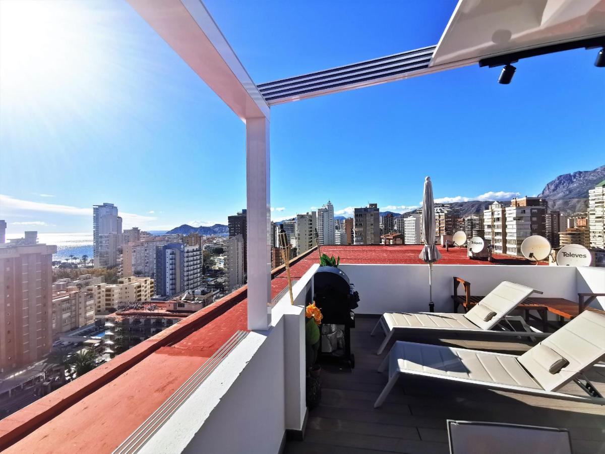 Penthouse Cervantes Sea View Бенідорм Екстер'єр фото