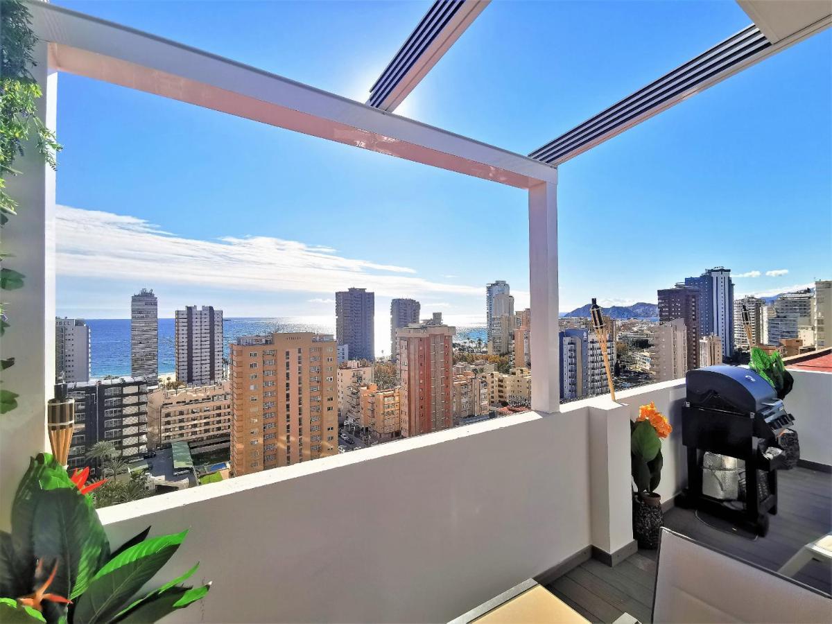 Penthouse Cervantes Sea View Бенідорм Екстер'єр фото